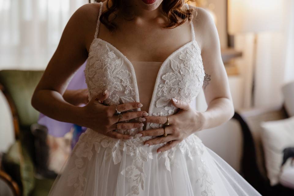 Foto preparativi sposa