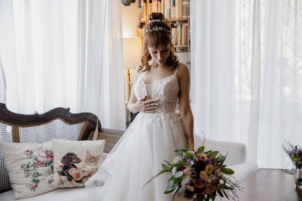 Foto preparativi sposa