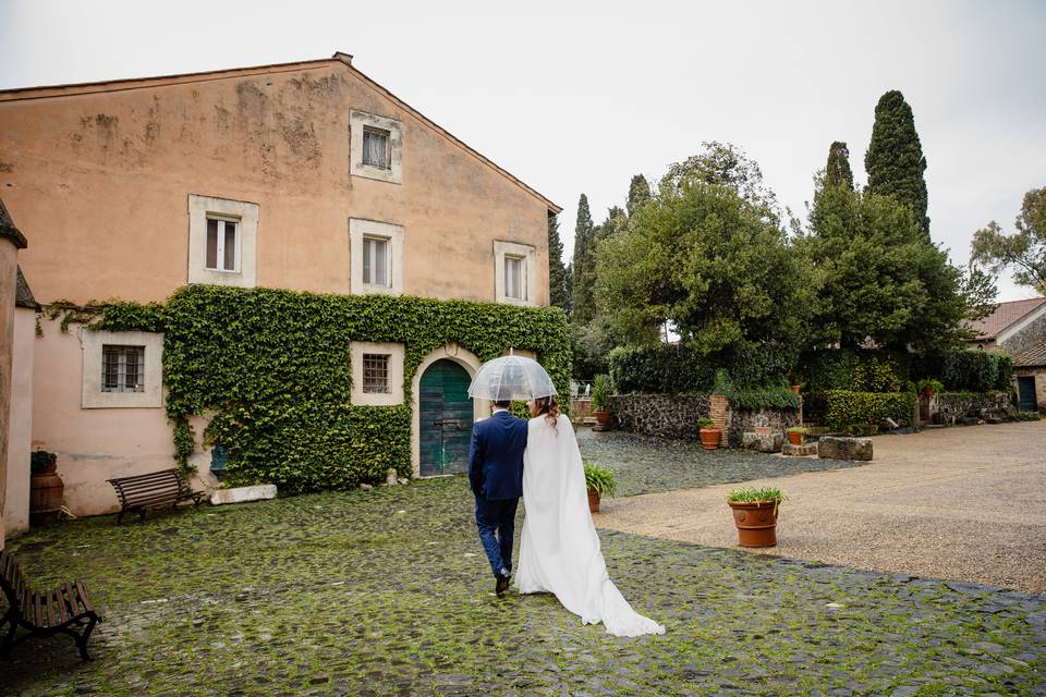 Wedding: magia sotto la pioggi
