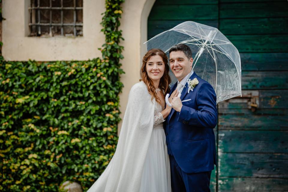 Wedding: magia sotto la pioggi