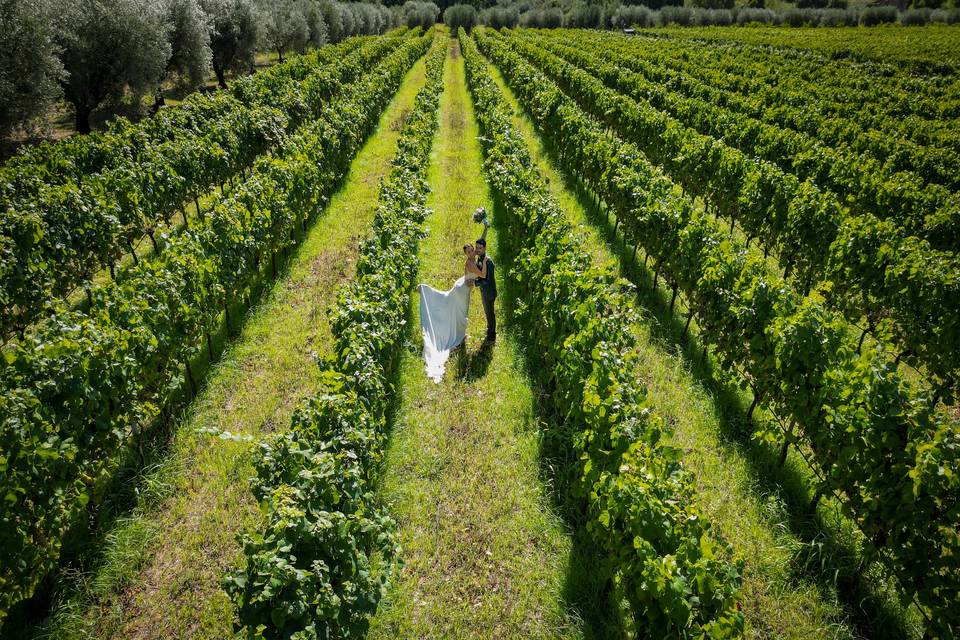 Matrimonio in vigna Sermoneta