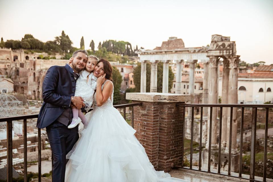 Fori Imperiali Family Wedding
