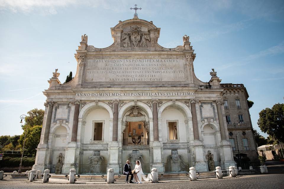 Acqua Paola: Sposi a Roma