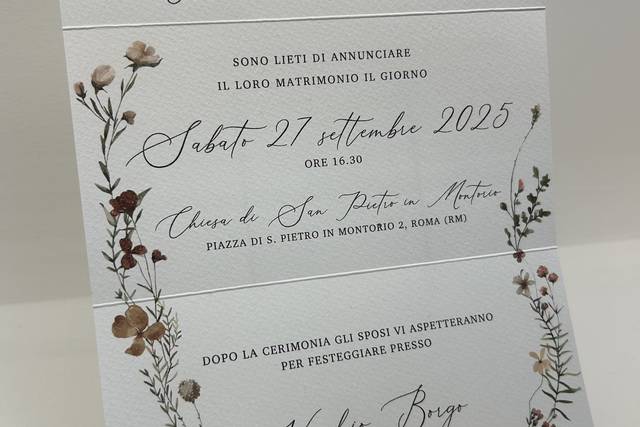 Partecipazioni matrimonio