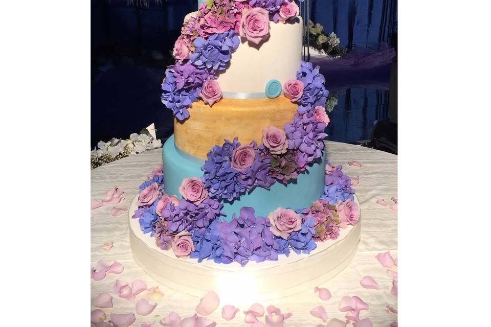 Violet Ortensia Cake