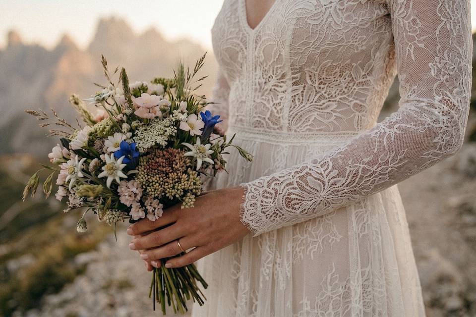 Bouquet in the Dolomites