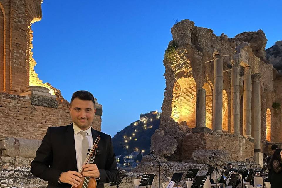 Al Teatro Greco di Taormina