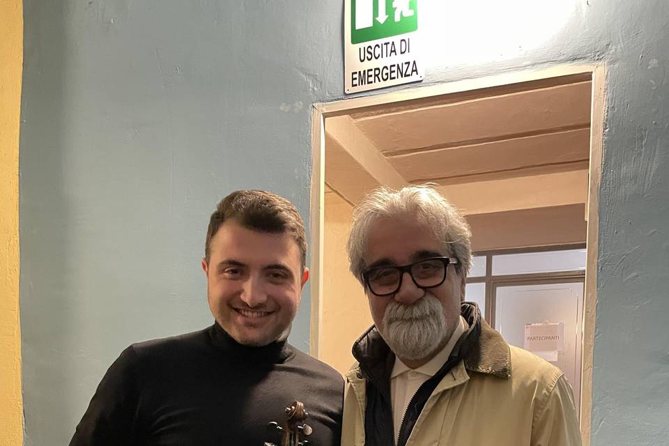 Con il M° Beppe Vessicchio