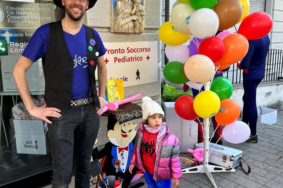 L'arcobaleno dei palloncini