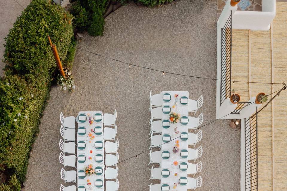 Table scape in la locanda