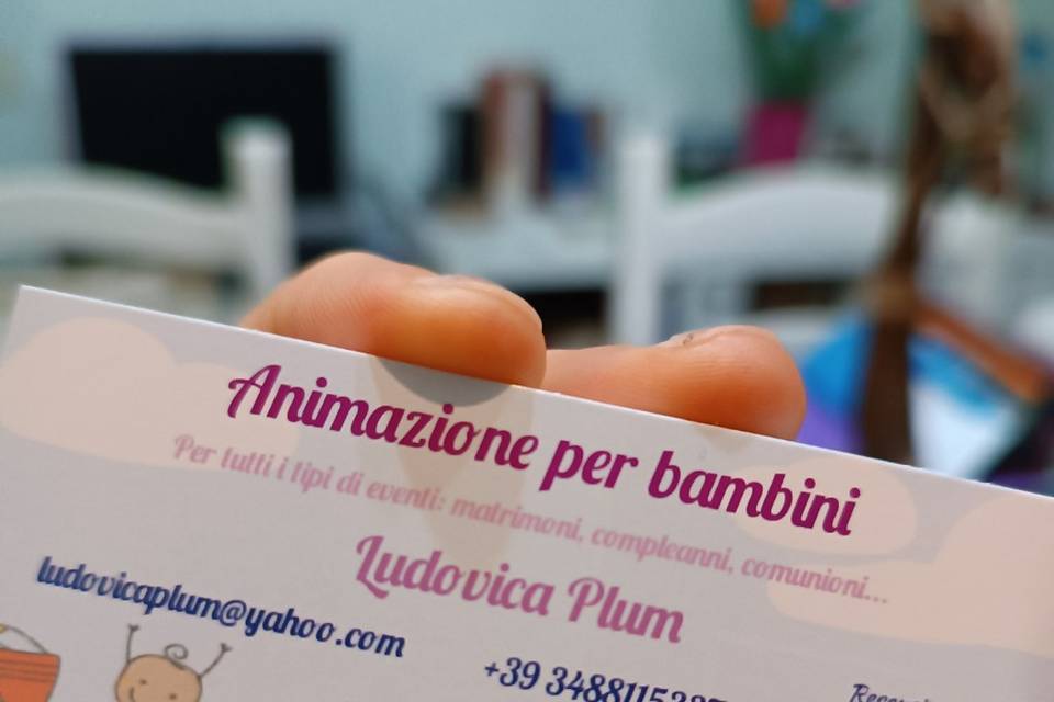 Ludovica Plum intrattenimento per bambini