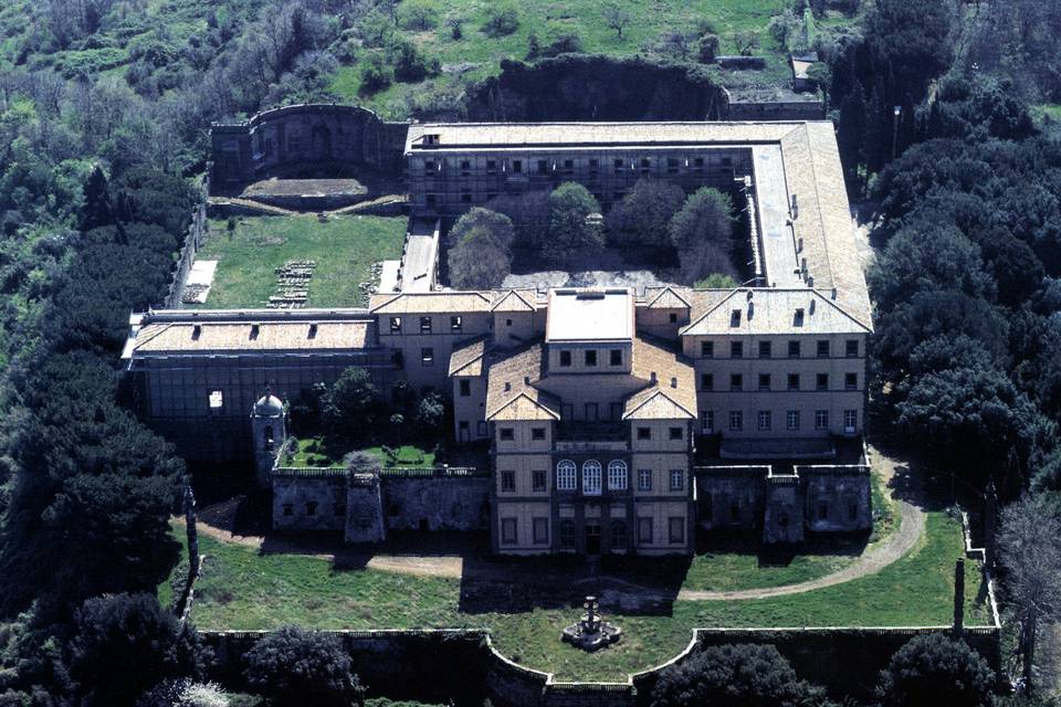 Villa mondragone dall'alto