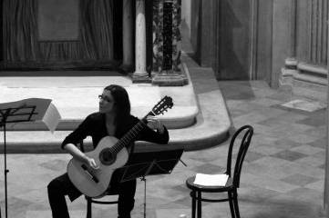 Esibizione durante un concerto