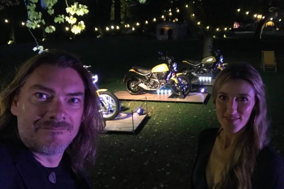 Scrambler Ducati night