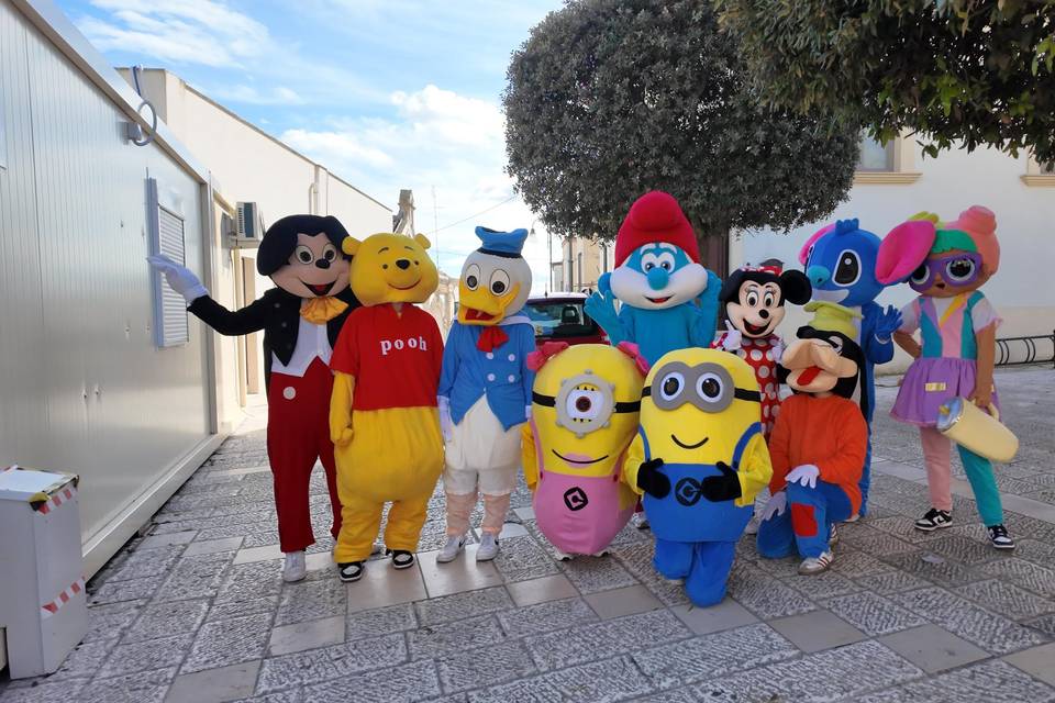 Parata delle mascotte