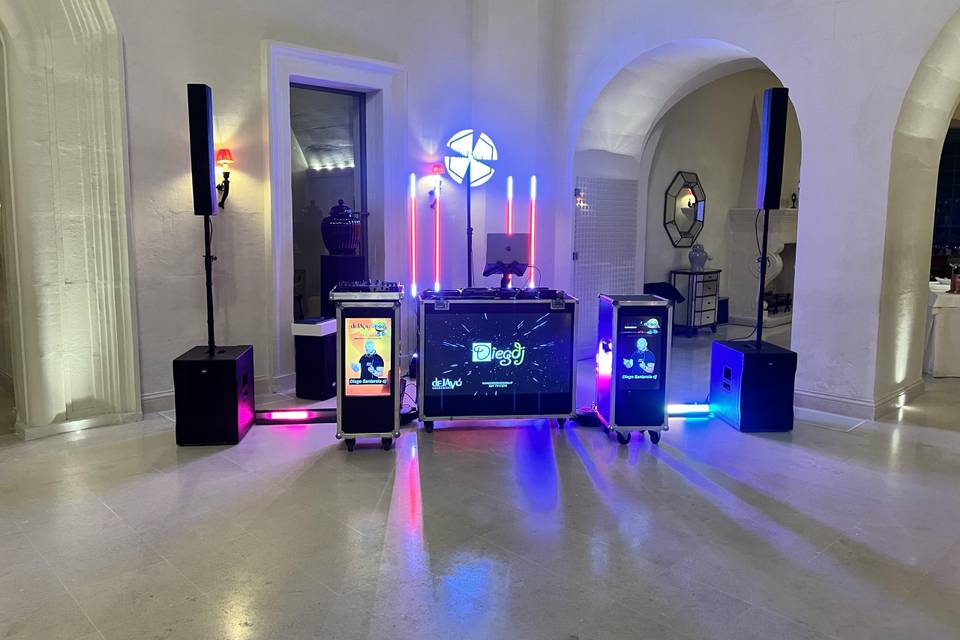 Service postazione dj base