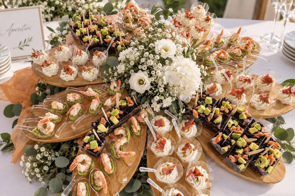 Buffet aperitivi finger food