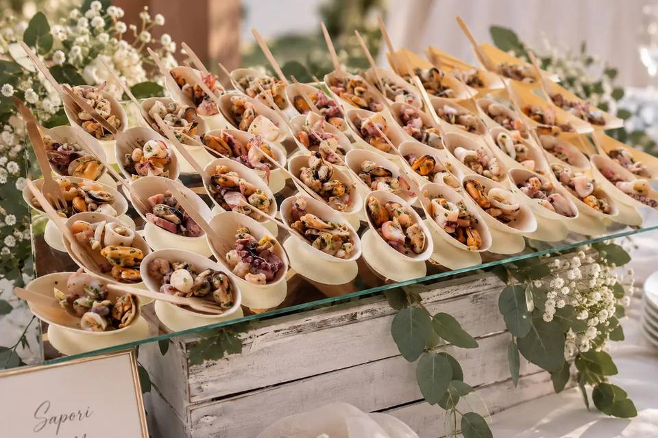 Buffet aperitivi finger food