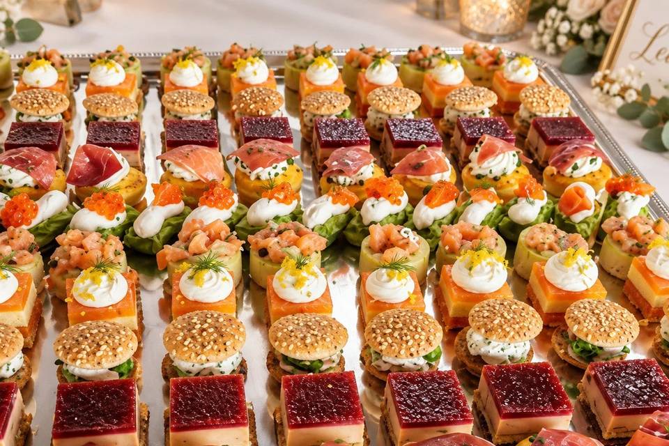 Buffet finger food