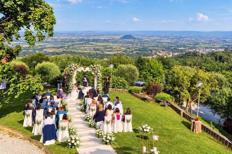 Matrimonio e panorama