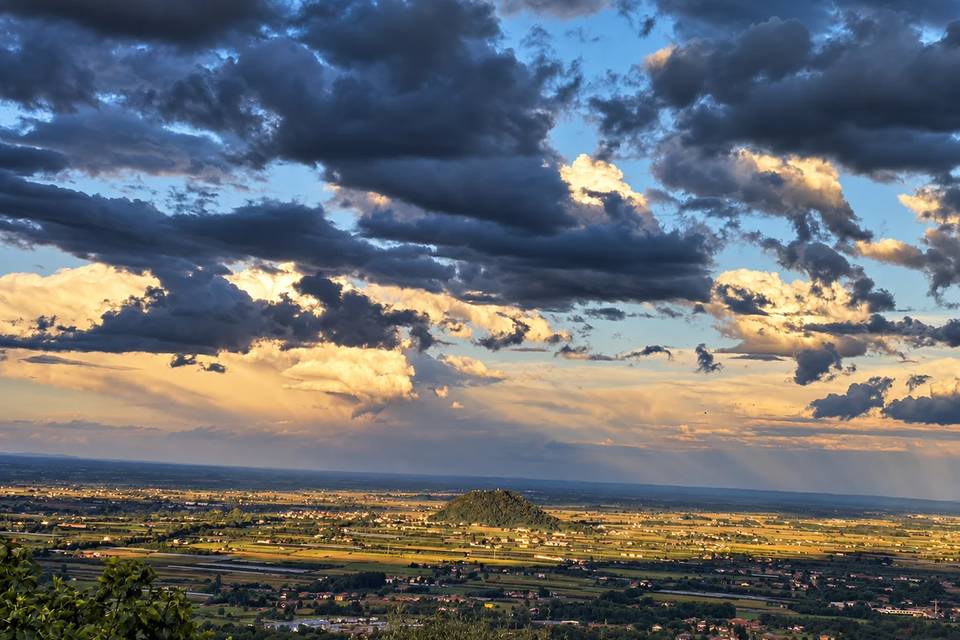 Panorama rocca di cavour con n