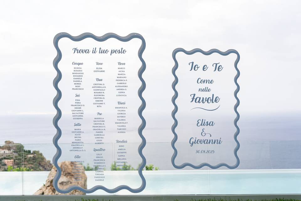 Tableau de mariage sospeso