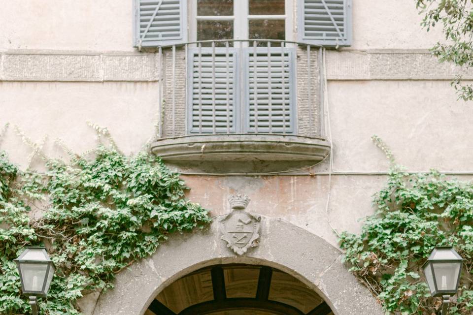 Ingresso della villa