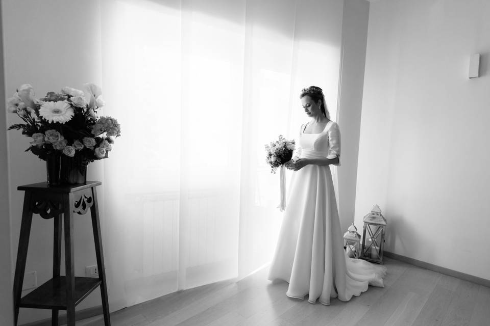 Sposa in preparazione