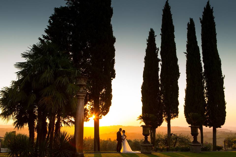 Matrimonio al tramonto