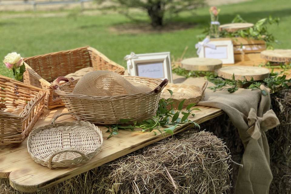 Allestimento Country Chic
