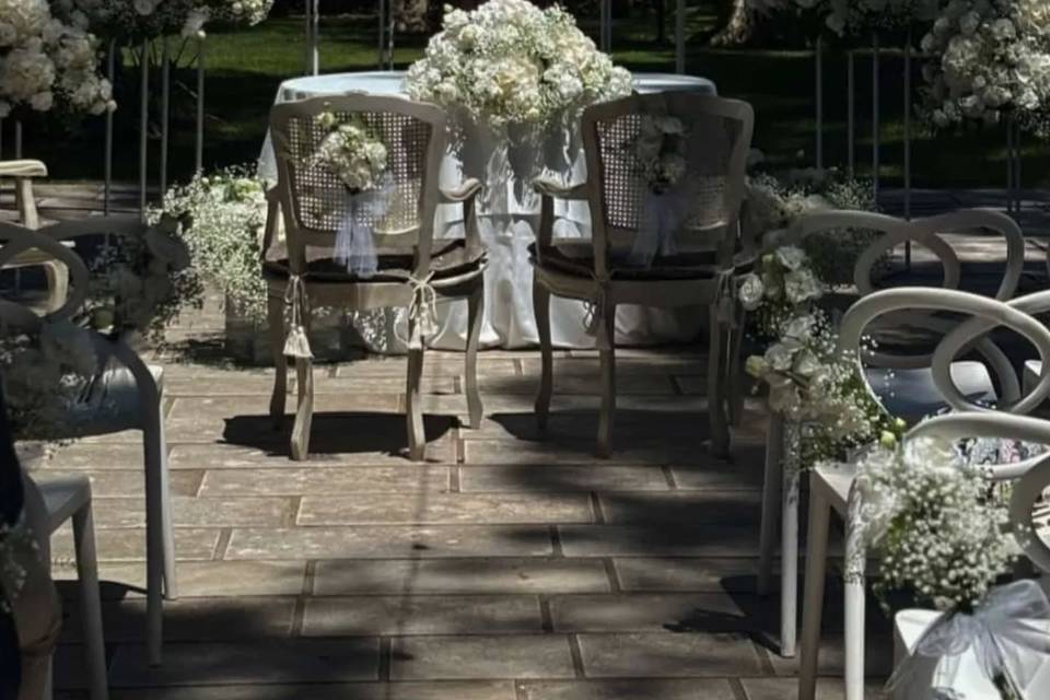 Allestimento matrimonio