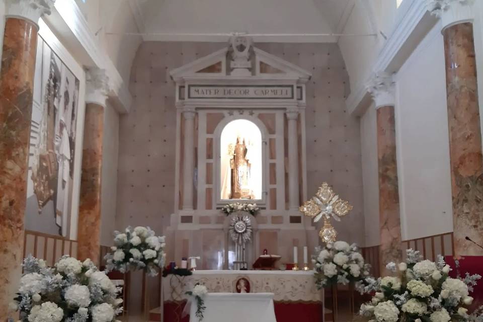 Allestimento matrimonio