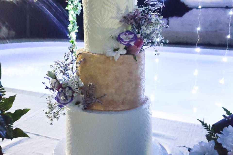 Wedding Cake | Floral&Glitter