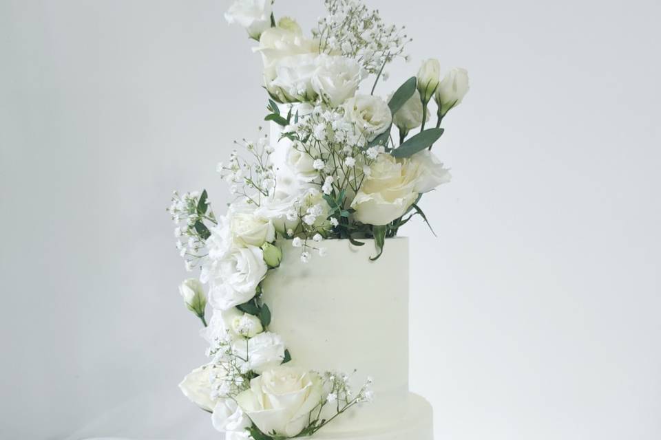 Wedding cake | Total white