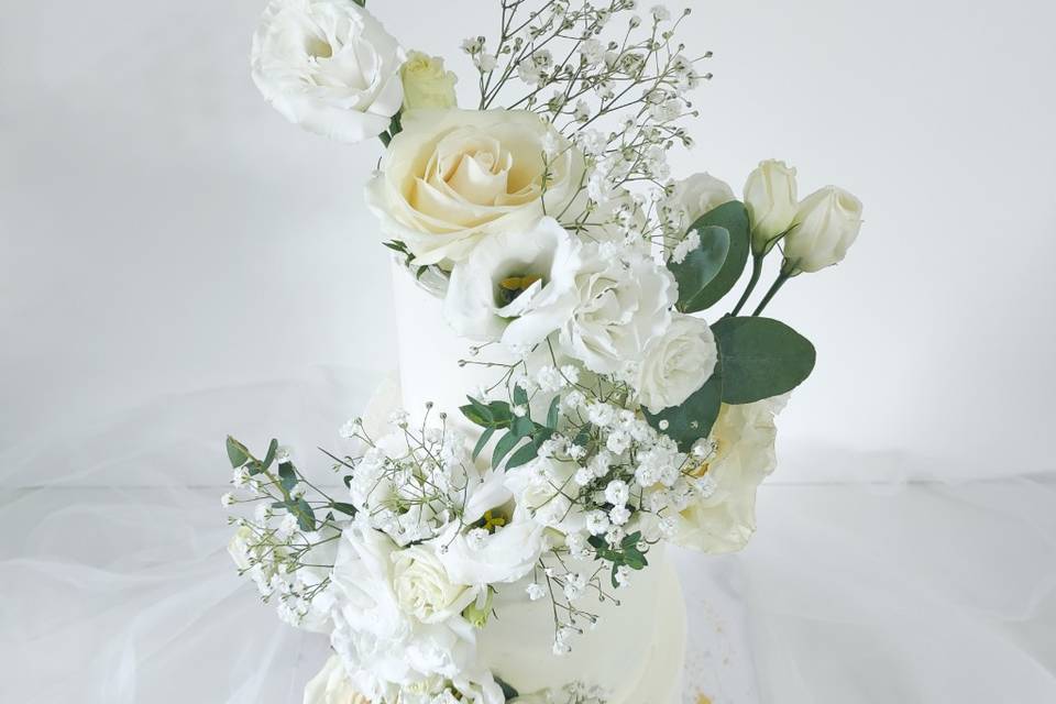 Wedding cake | Total white