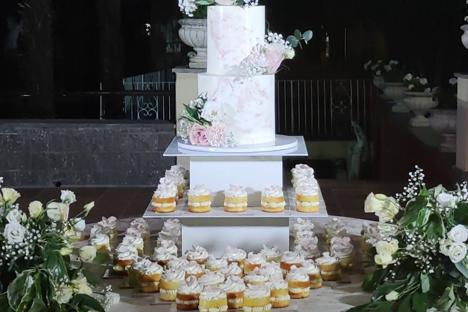 Wedding cake + monoporzioni