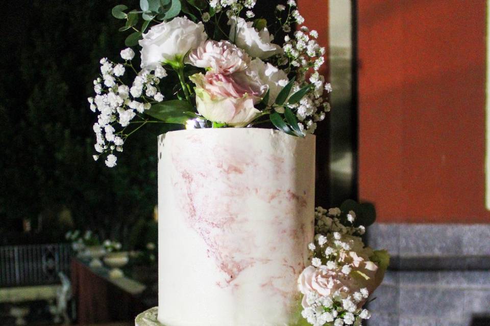 Wedding cake | Pink marble