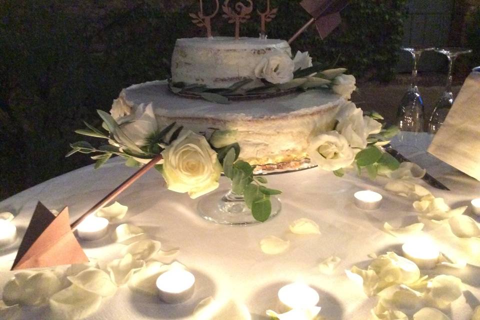 Tuscan wedding cake