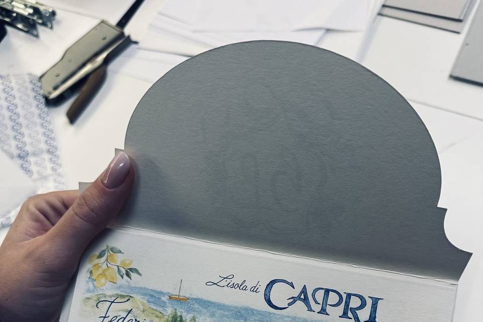 Cartolina stile acquerello