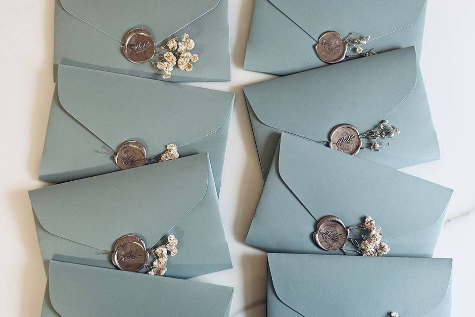 Cofanetto con fiori secchi