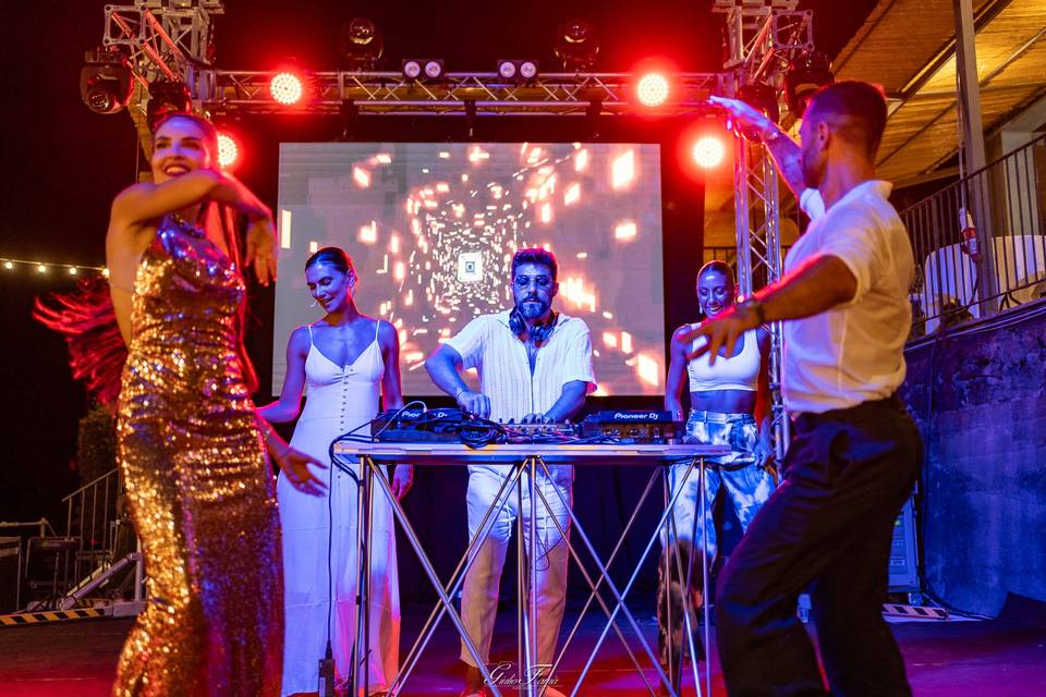 Festa sul palco
