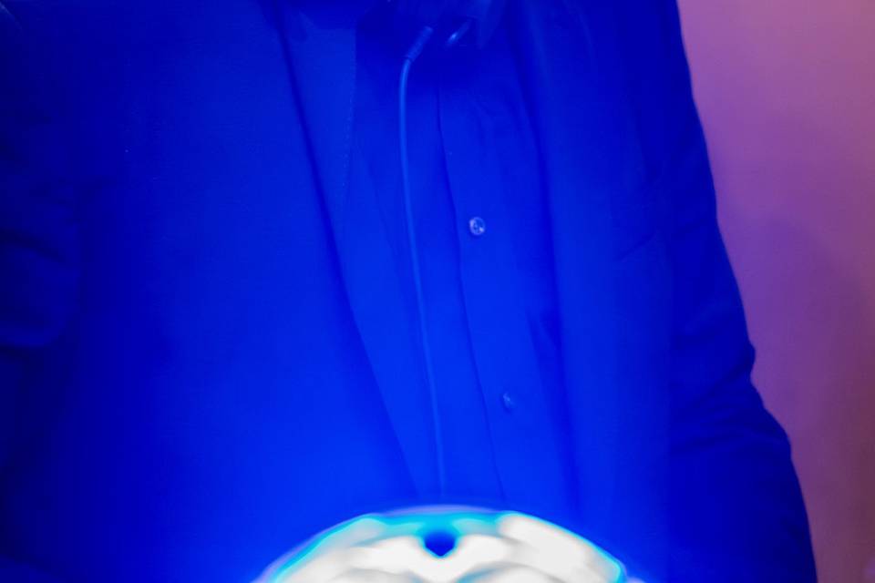 Illuminazione blu