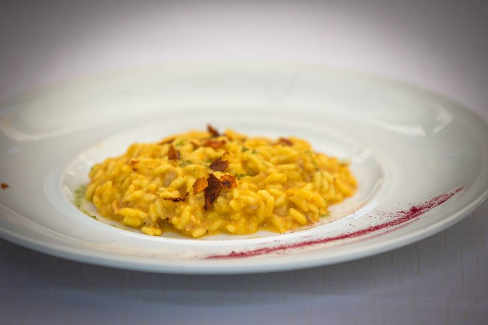 Risotto Zafferano e costine