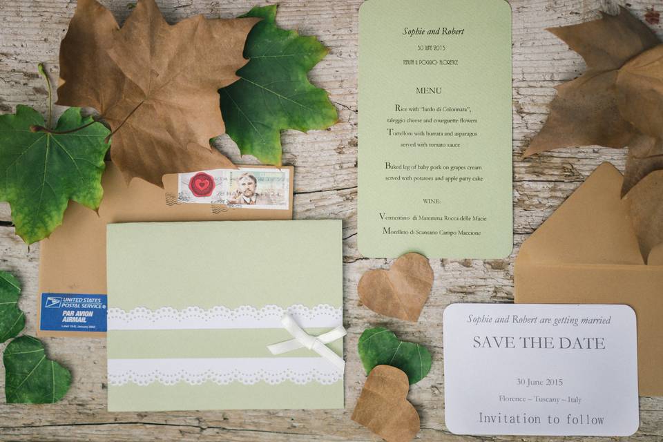 Invitation and cards