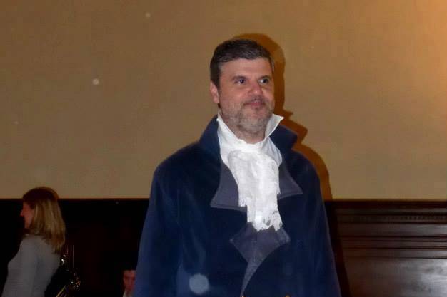 In costume per la tosca