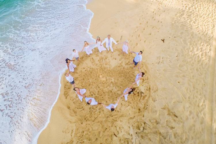 Foto matrimonio in spiaggia