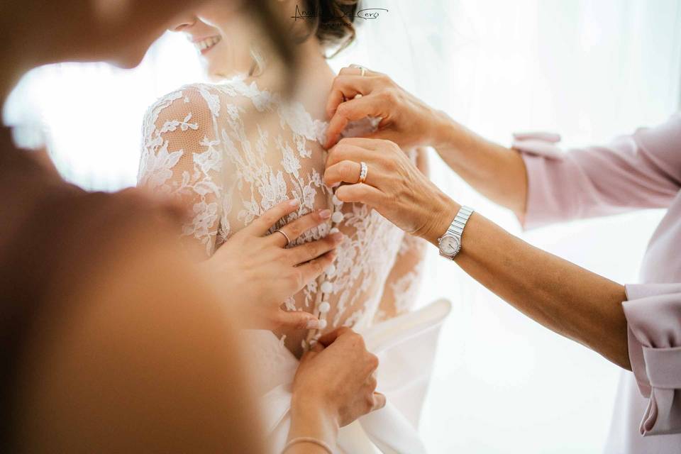 Preparazione sposa