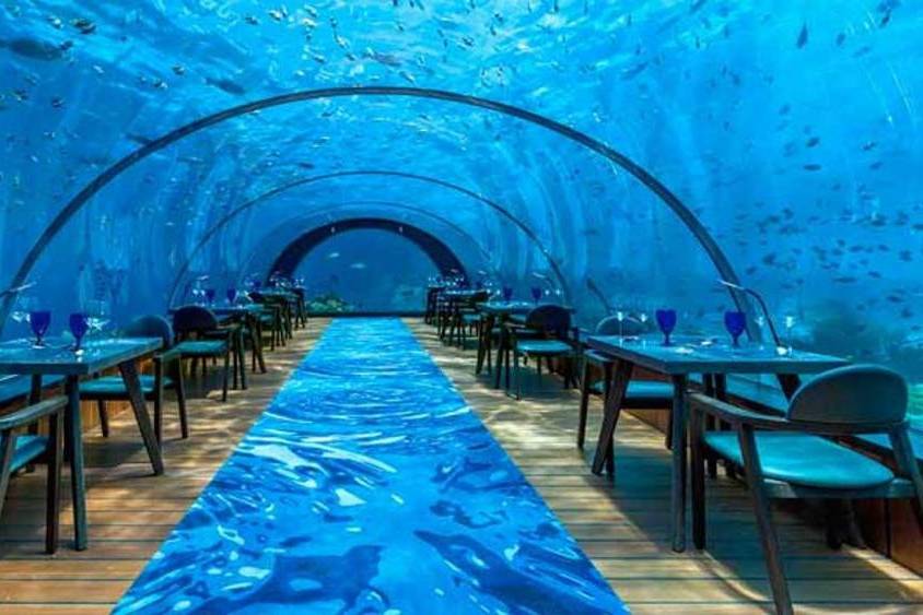 Ristorante sottomarino Maldive