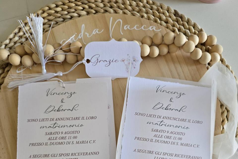 Partecipazione matrimonio