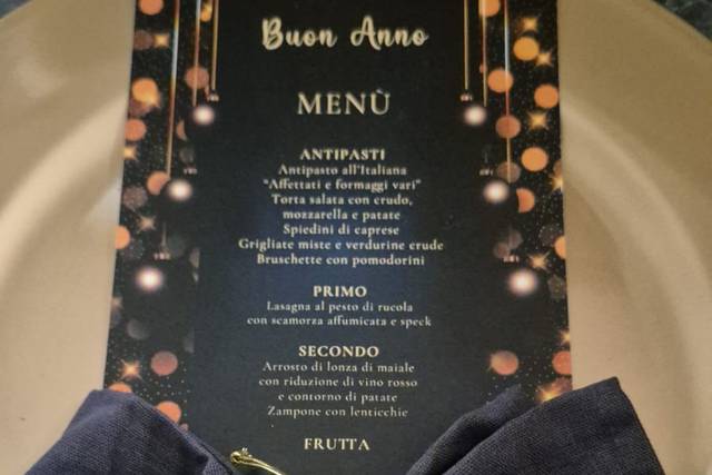 Menù segnaposto